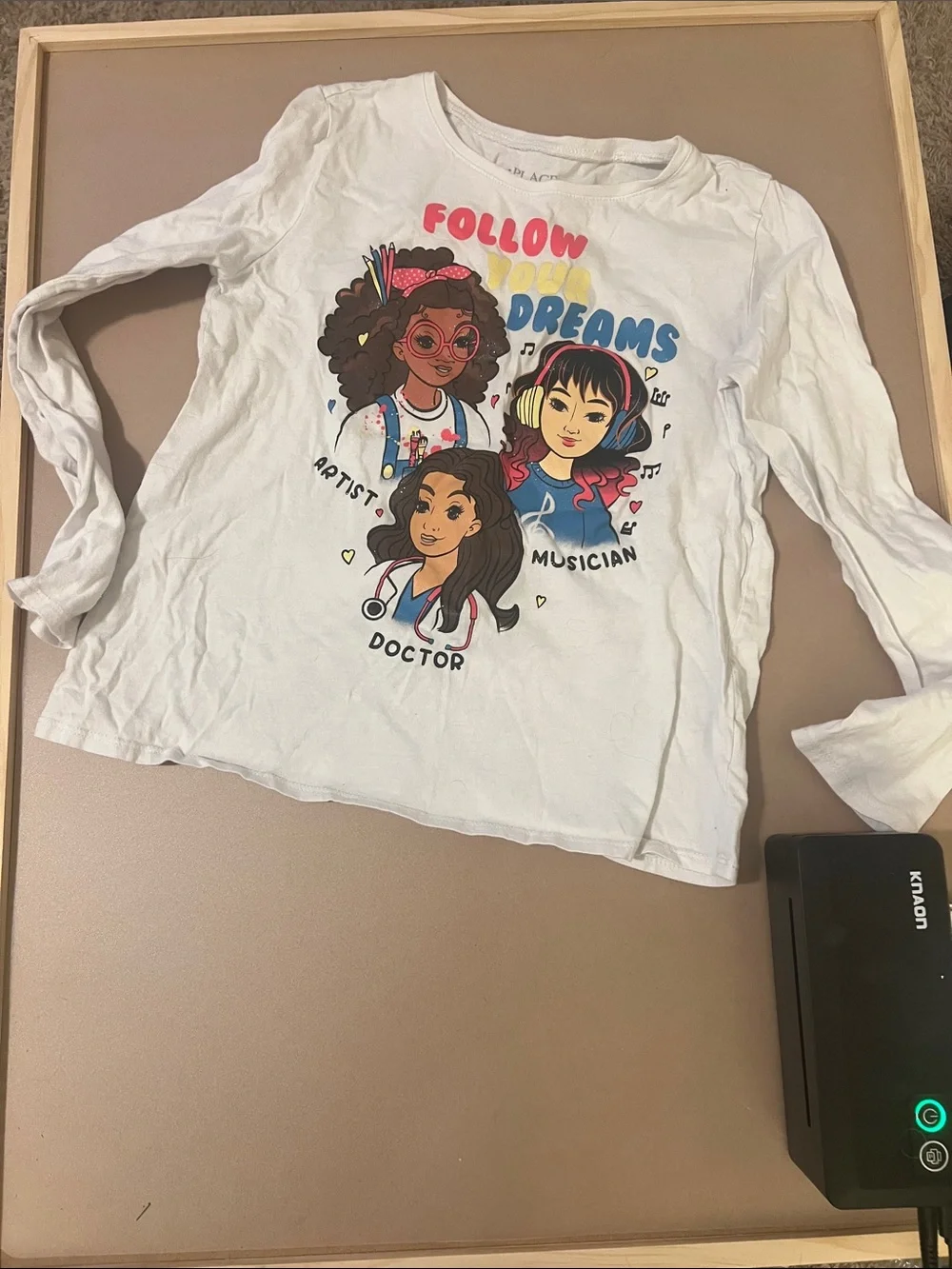 The Children's Place White 'Follow Your Dreams' Graphic Long-Sleeve Tee